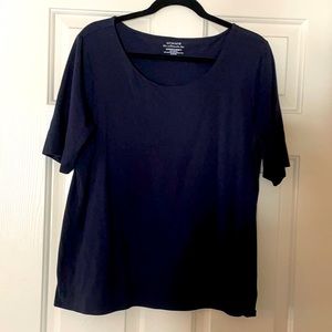 Chico’s Size 3 (XL), Navy, “ The Ultimate Tee”